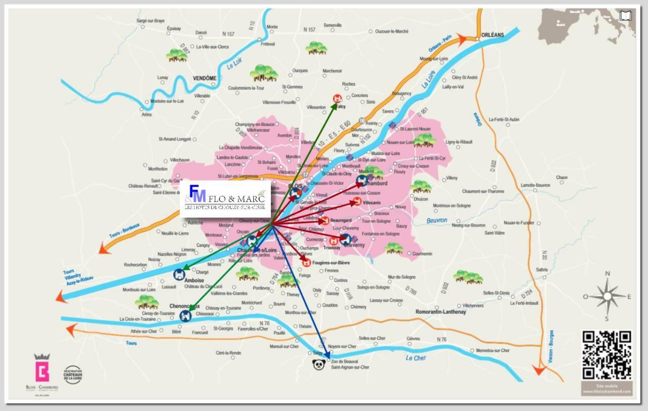 Chez Flo Et Marc Apartment Chouzy-sur-Cisse Ngoại thất bức ảnh